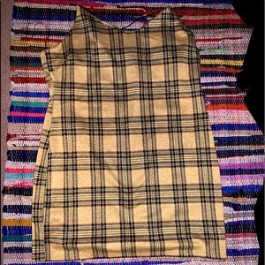 plaid dress plus size
